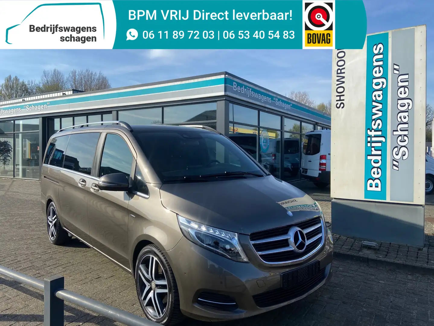 Mercedes-Benz V 250 250d L2 DC E6 | Avantgarde | LMV 19'' | 2x Schuifd Bruin - 1