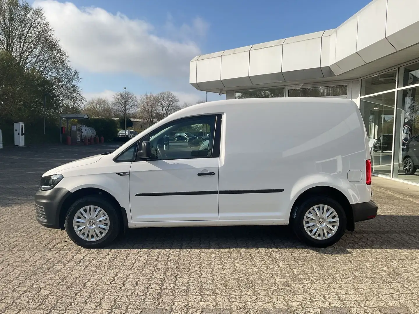 Volkswagen Caddy Kasten EcoProfi 2.0 TDI DSG PDC GRA Klima Blanc - 2