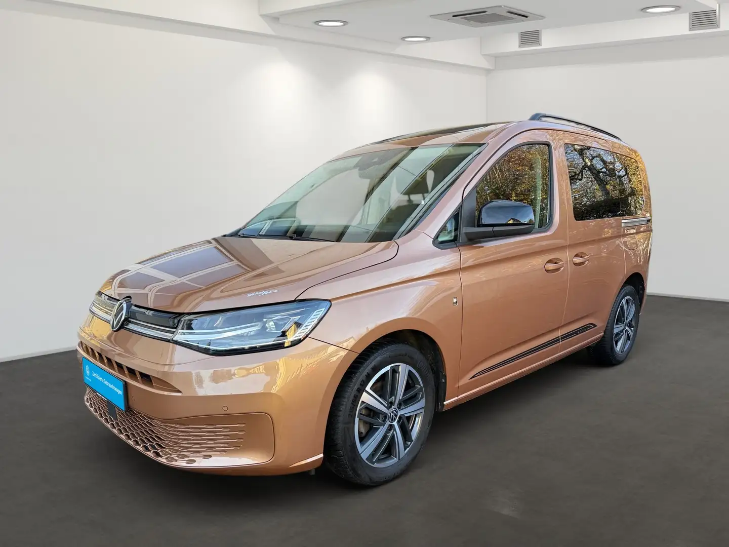 Volkswagen Caddy Life 2.0 TDI AHK. Panoramadach. Einparkhilfe Bleu - 2