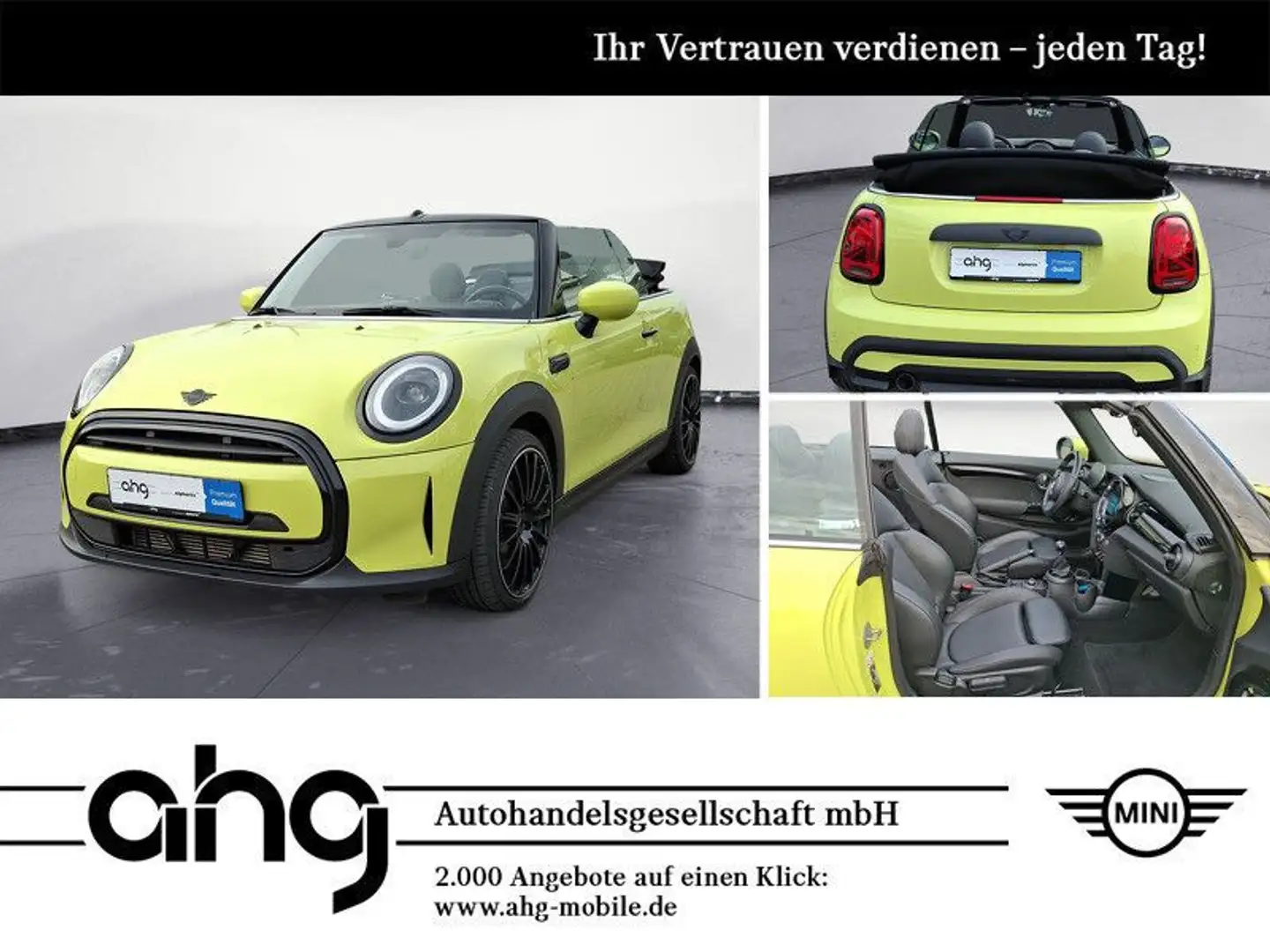 MINI One Cabrio Classic Trim Komfortzugang Klima PDC Jaune - 1