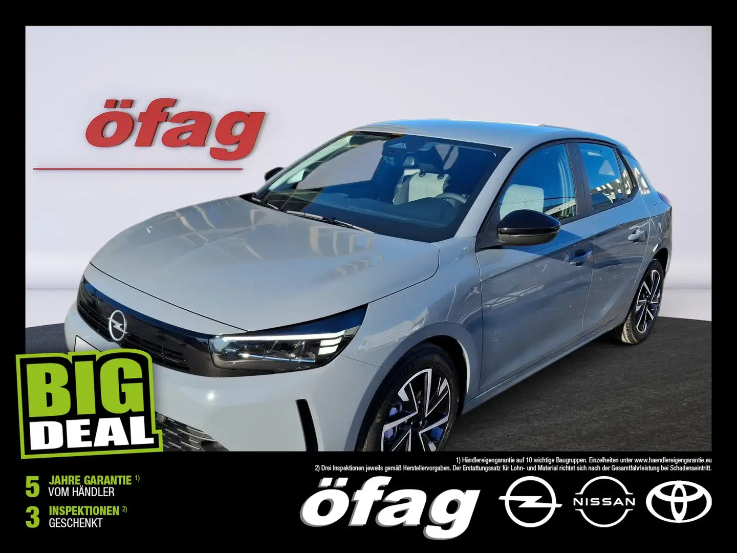 Opel Corsa 1.2 Direct Injection Edition Alcantara+SHZ Grau - 1