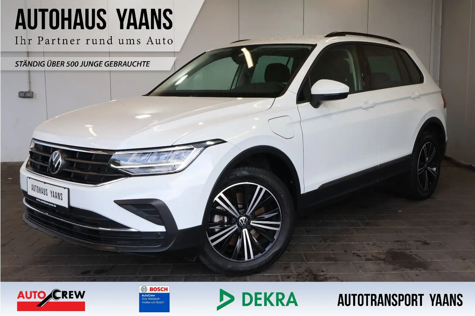 Volkswagen Tiguan Life 1.4 eHybrid AID+CARPLAY+ACC+LED+18" Weiß - 1