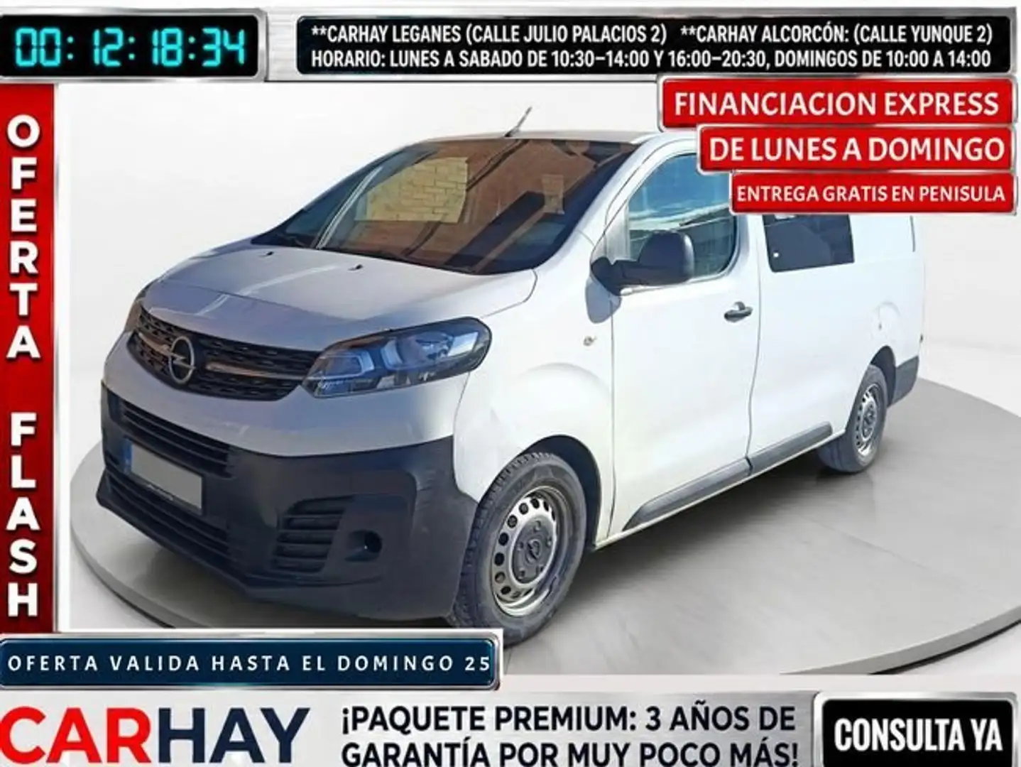 Opel Vivaro DOBLE CABINA L .S Blanco - 1