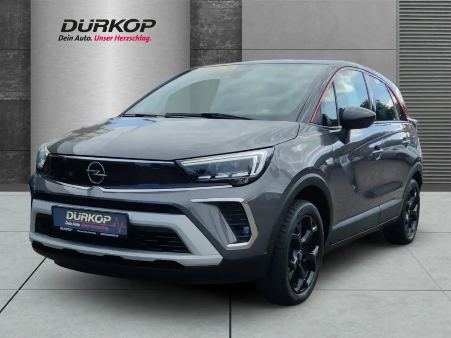 Opel Crossland GS Line Turbo Automatik LED Apple CarPlay Android Gris - 1
