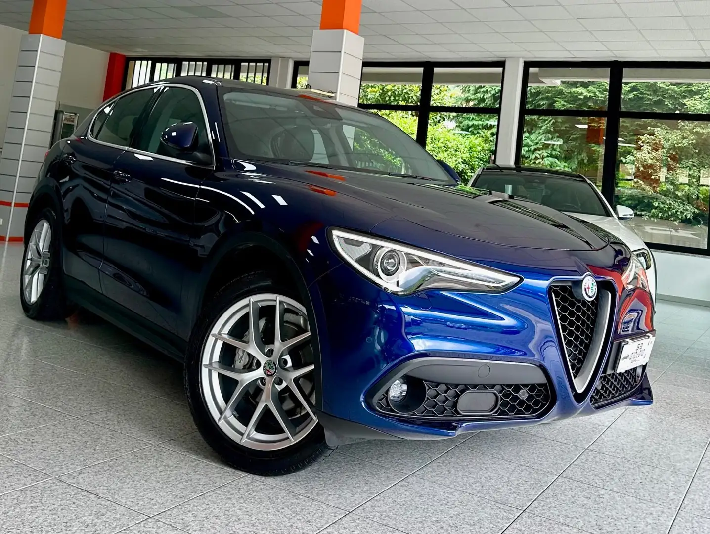 Alfa Romeo Stelvio 2.2 t Executive Q4 210cv auto  "KM 76.500" Blauw - 2