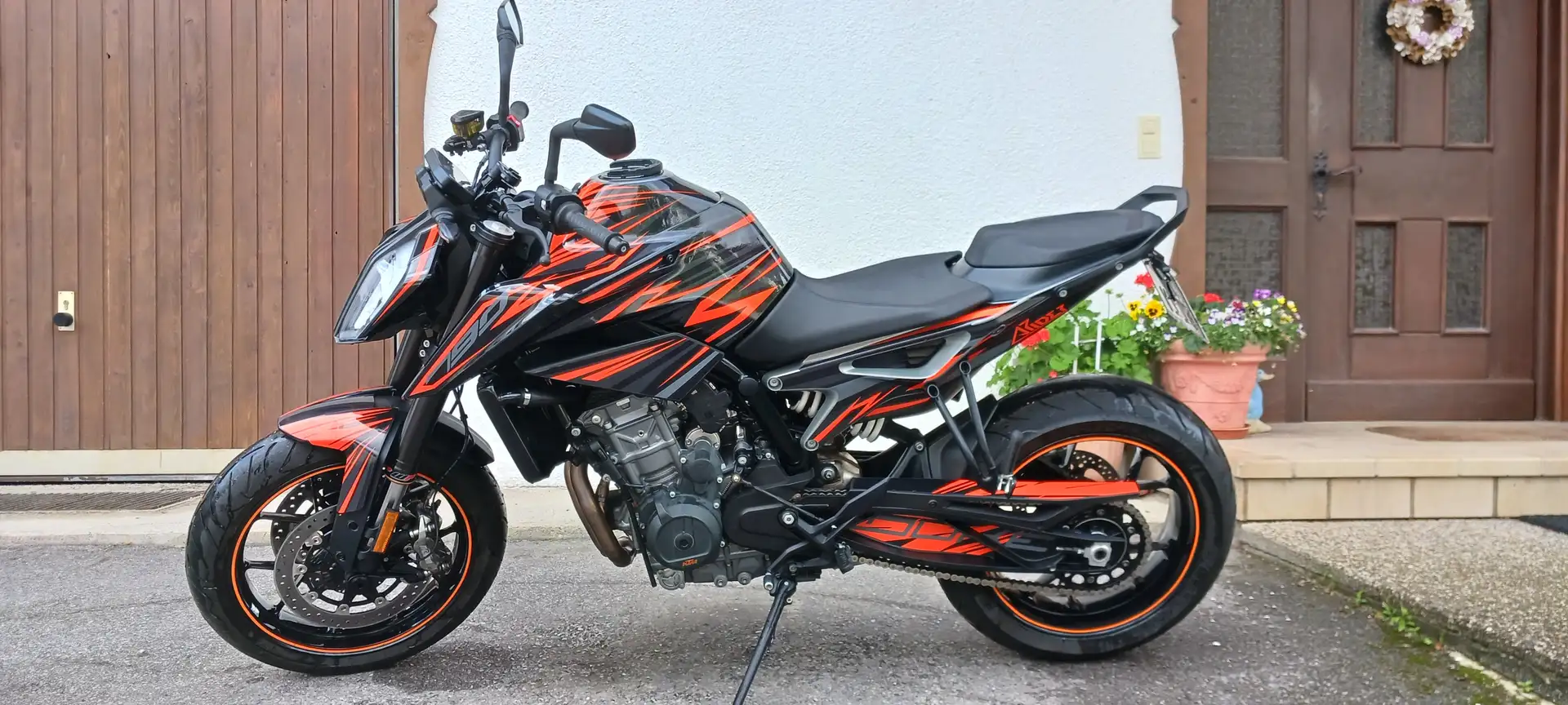 KTM 790 Duke Foliert Portocaliu - 1