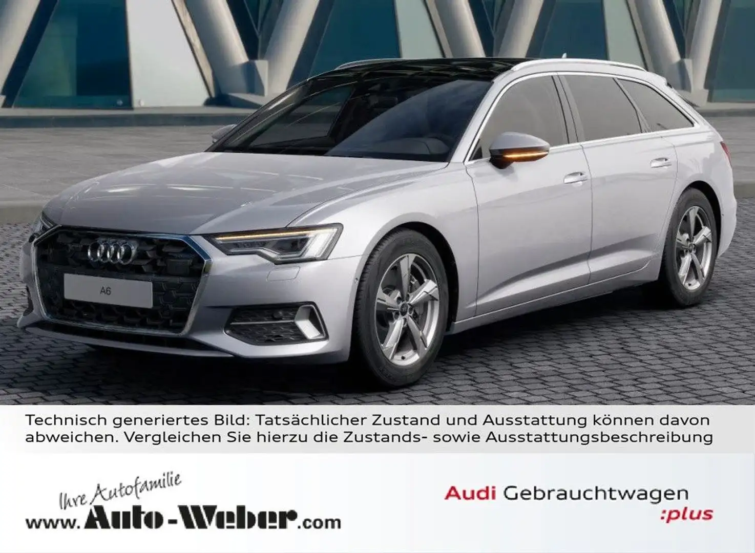 Audi A6 Avant 45TFSI qu PANO AHK PRIVACY KAMERA TOUR Silber - 1