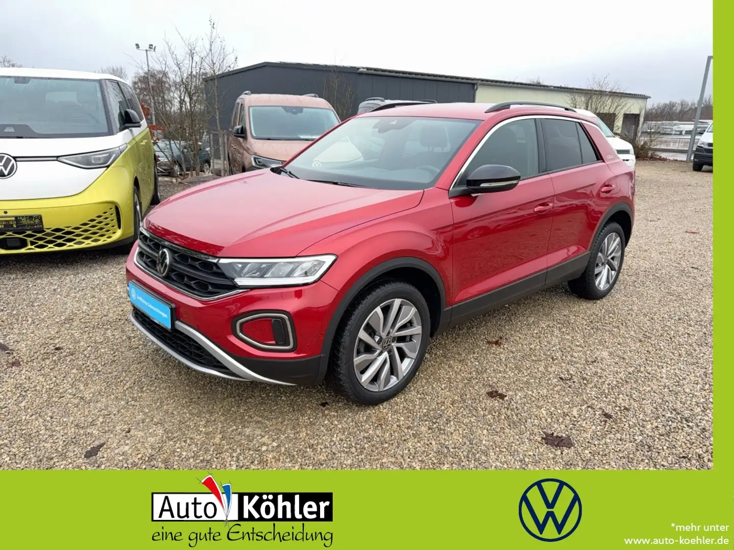 Volkswagen T-Roc Goal TDi CarPlay+ACC+LED+Navi+Virt+PDC Rot - 1