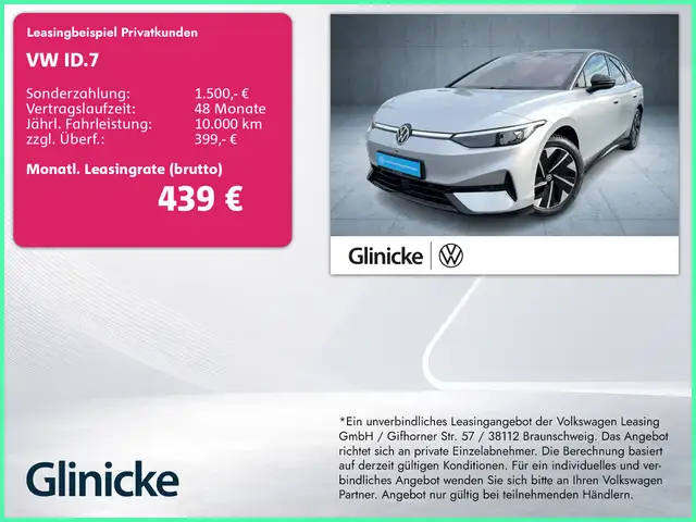 Volkswagen ID.7 Pro AHK/Matrix/360/ACC/EasyOpen/Memory/HuD/