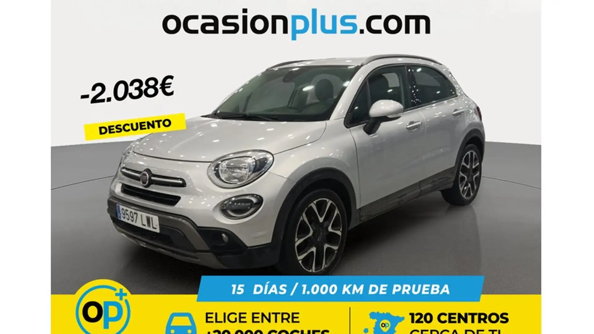Fiat 500X 1.6Mjt S&S Cross 97kW Gris - 1