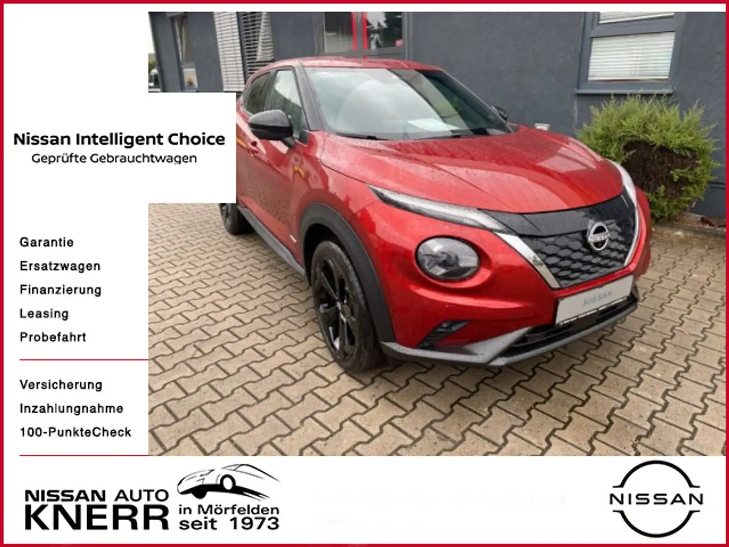 Nissan Juke Tekna 1,6 Hybrid Navi, Kamera, Winterpaket Rot - 1