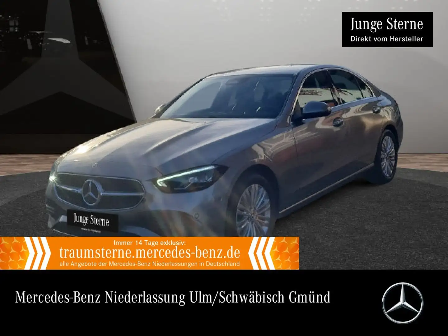 Mercedes-Benz C 220 d AVANTG+AHK+LED+KAMERA+KEYLESS+9G Silber - 1