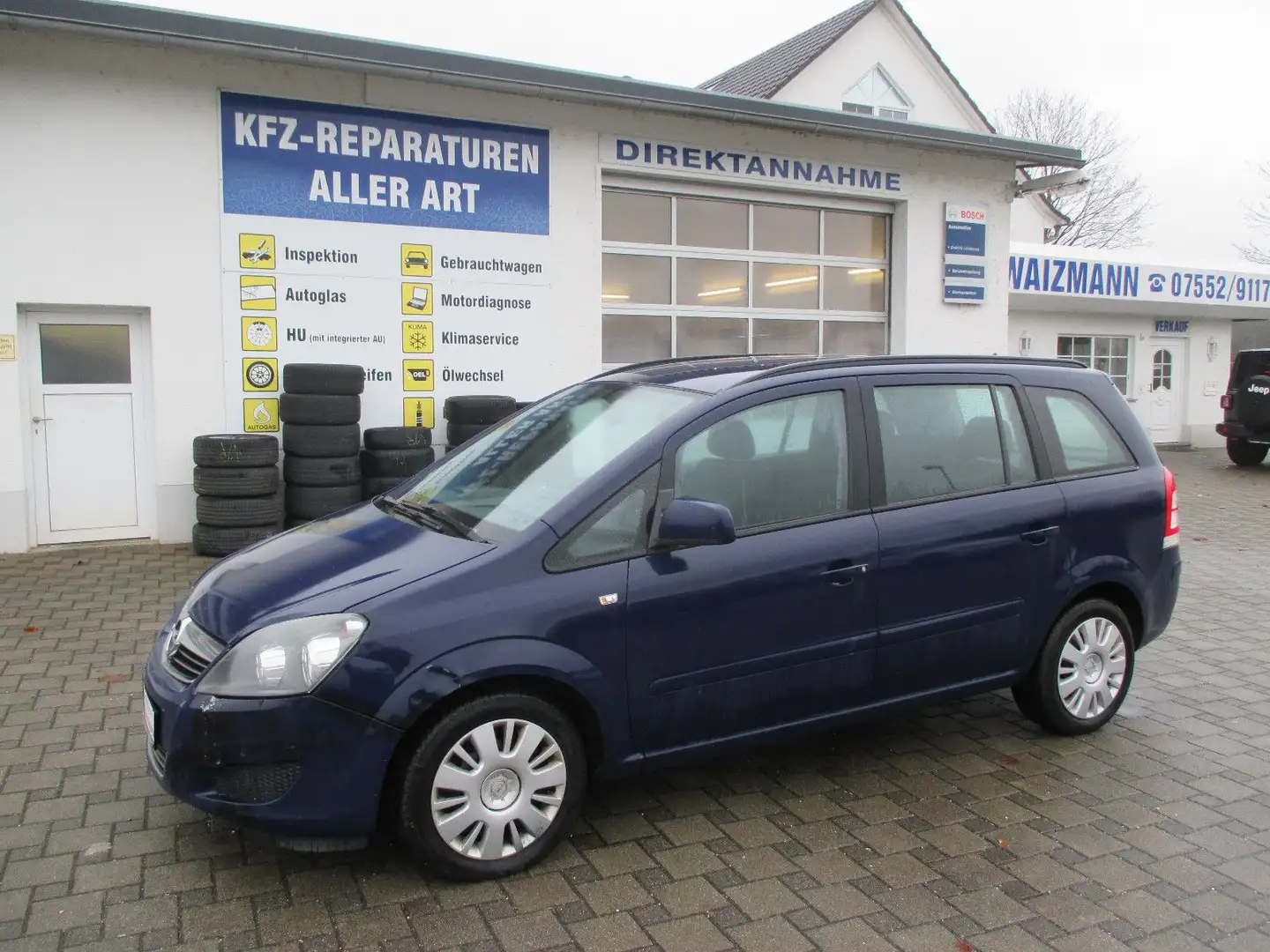 Opel Zafira B 1.6 CNG Family Blau - 1