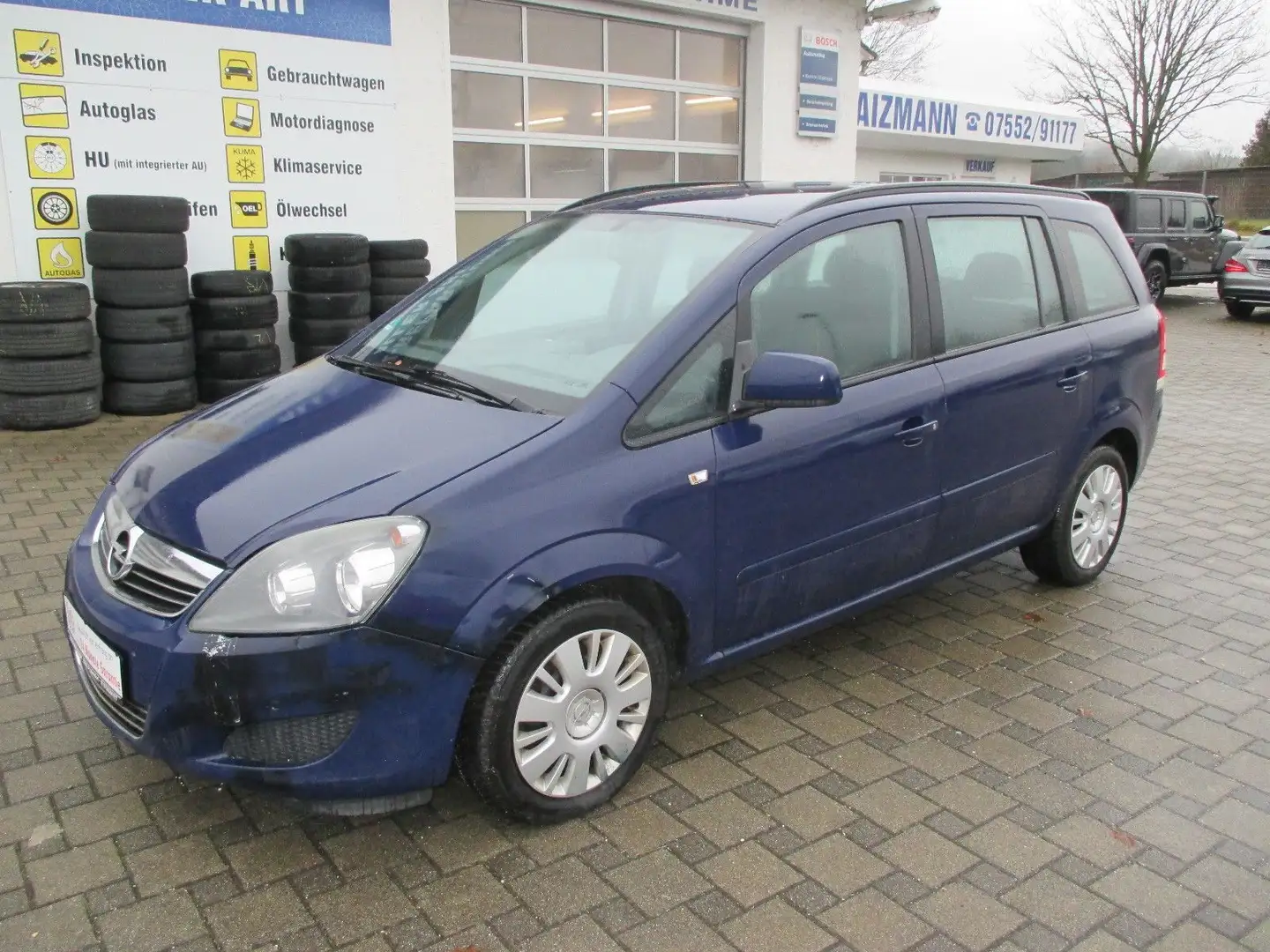 Opel Zafira B 1.6 CNG Family Blau - 2