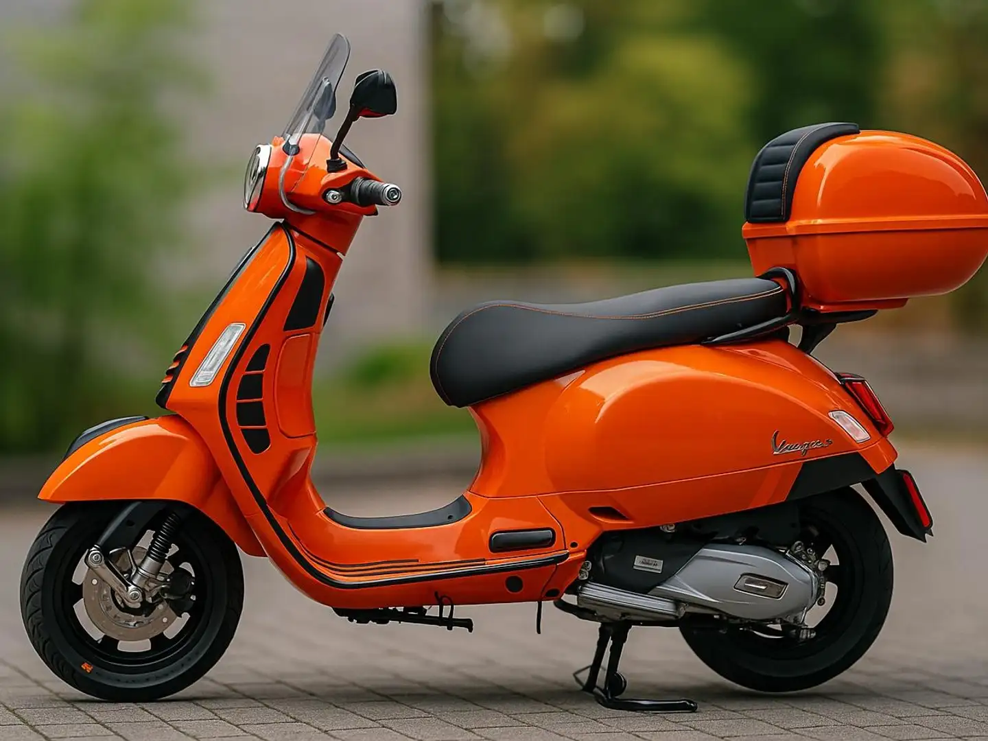 Vespa GTS 125 Supersport Oranje - 1
