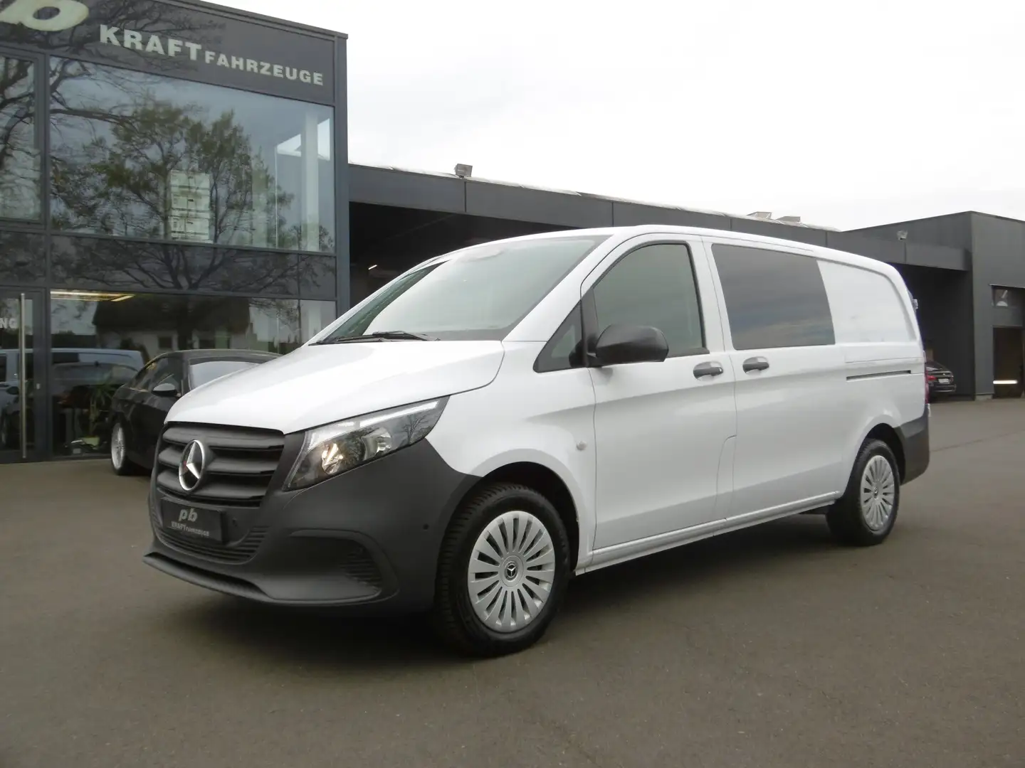 Mercedes-Benz Vito 116 CDI AHK 2x Schiebetür Allwetter Kamera Wit - 2