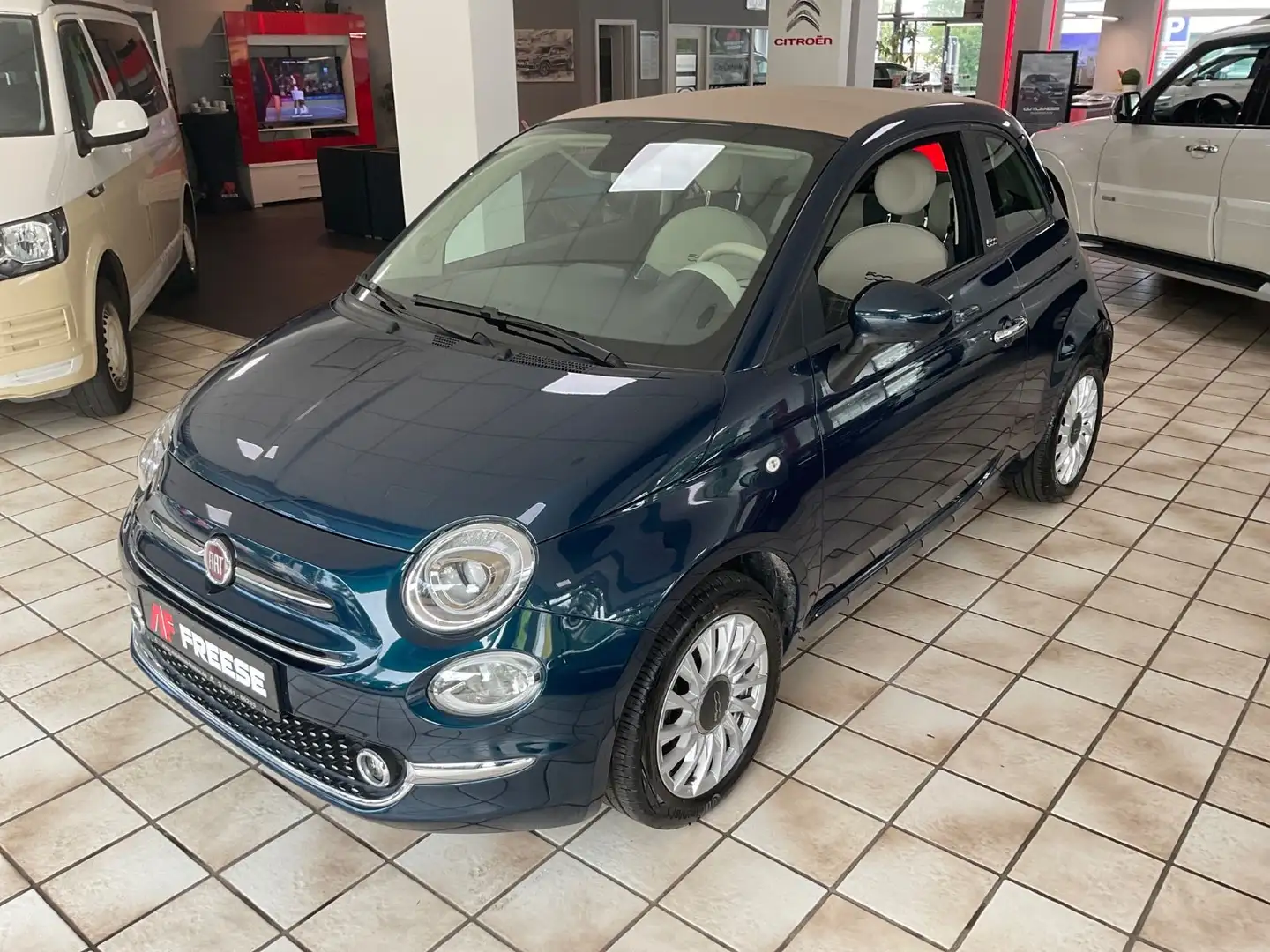 Fiat 500C Lounge Mild Hybrid, 1. Hd. TOP!!! Azul - 1