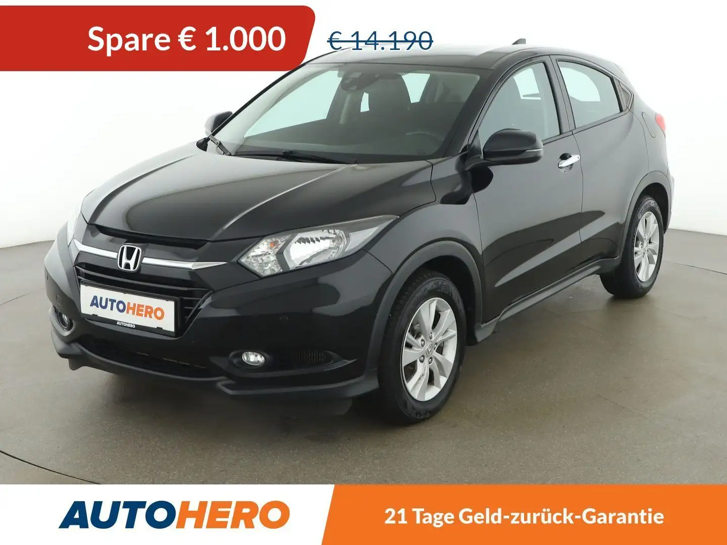 Honda HR-V 1.6 DTEC Elegance *LIMITER*NAVI*SPUR*SHZ* Negru - 1