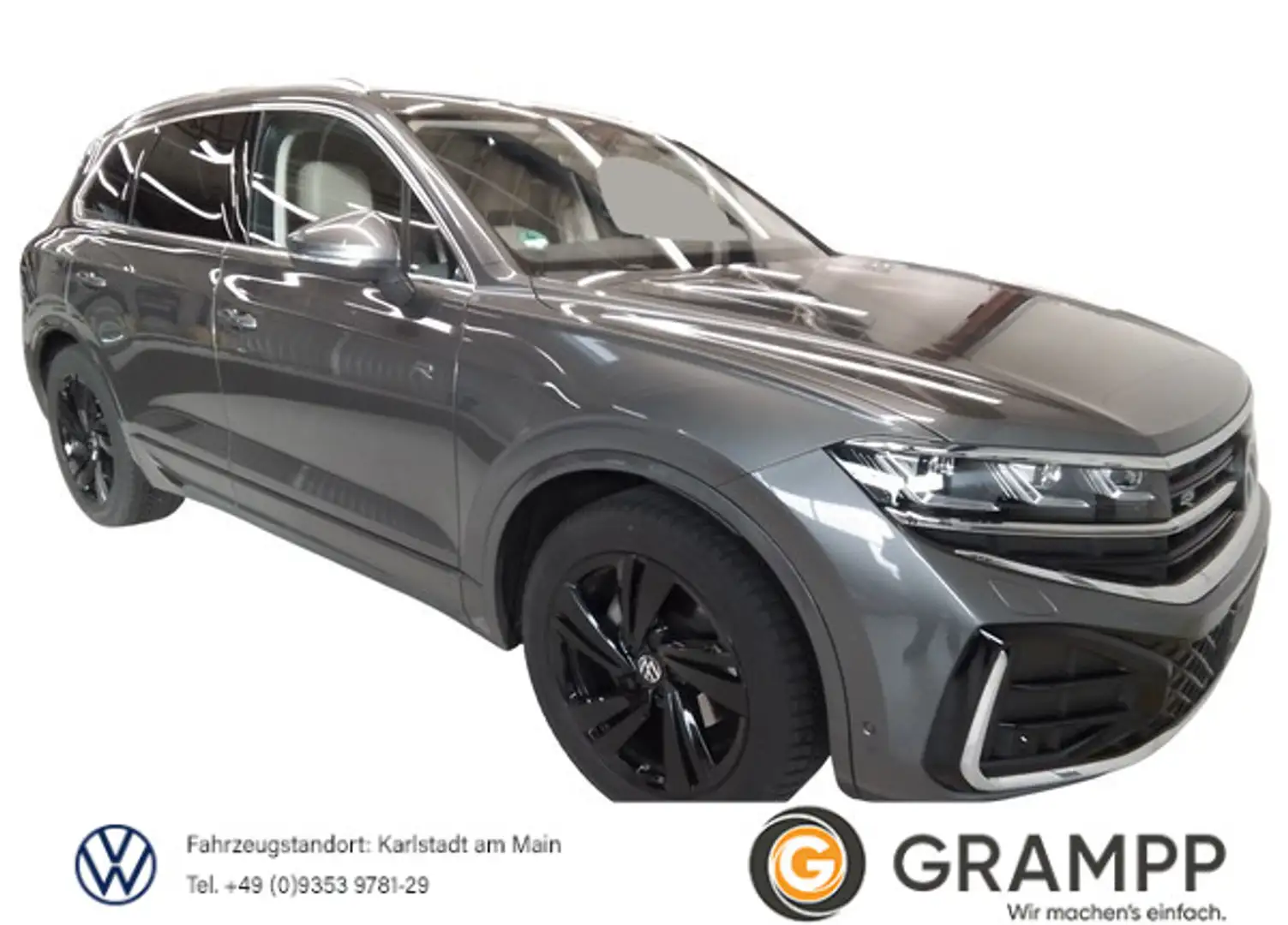 Volkswagen Touareg R-Line 3.0TDI +AHK+KAMERA+LUFT+STANDHZG+ Grau - 1