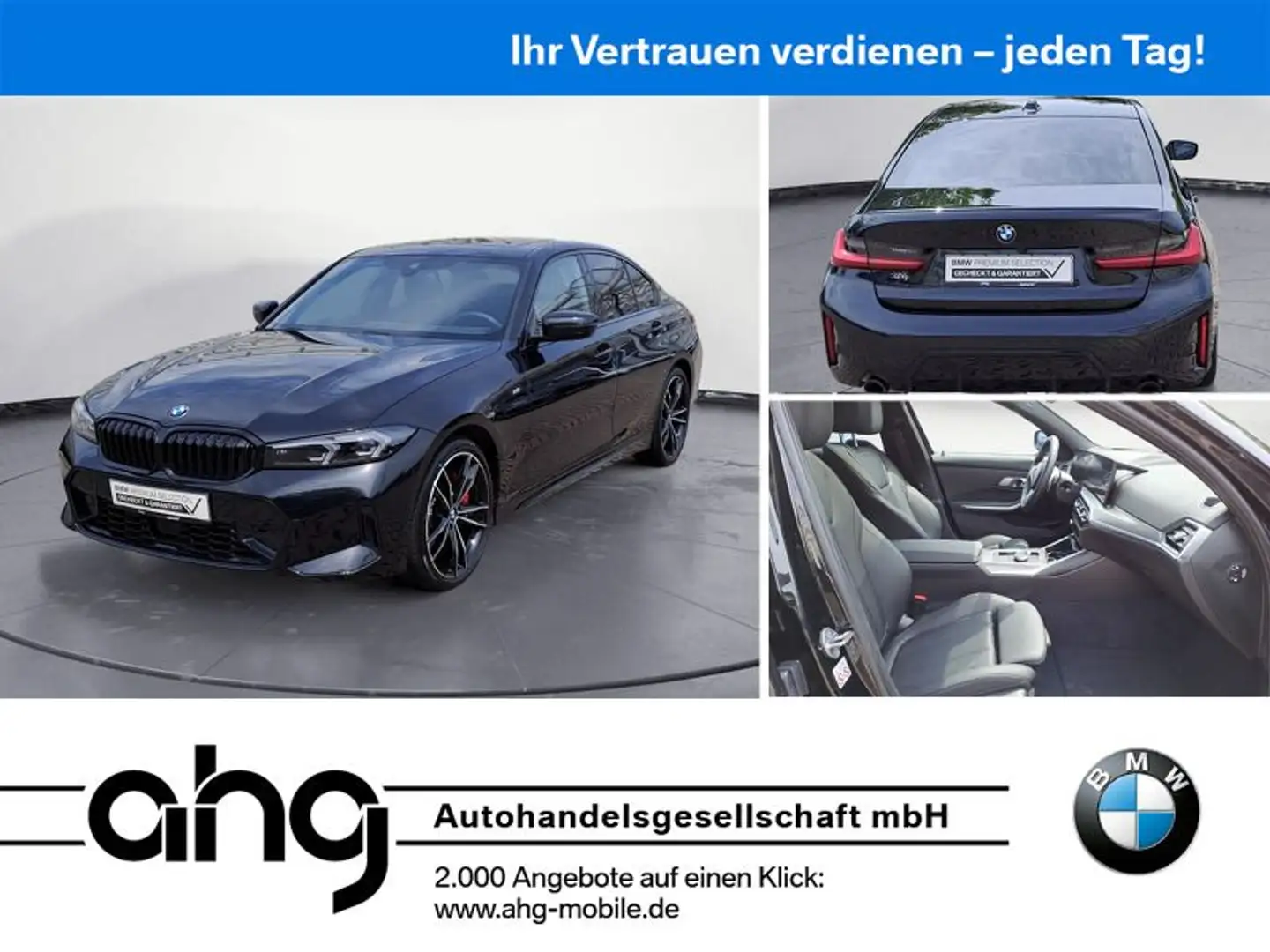 BMW 320 d xDrive M Sportpaket Innovationsp. Zwart - 1