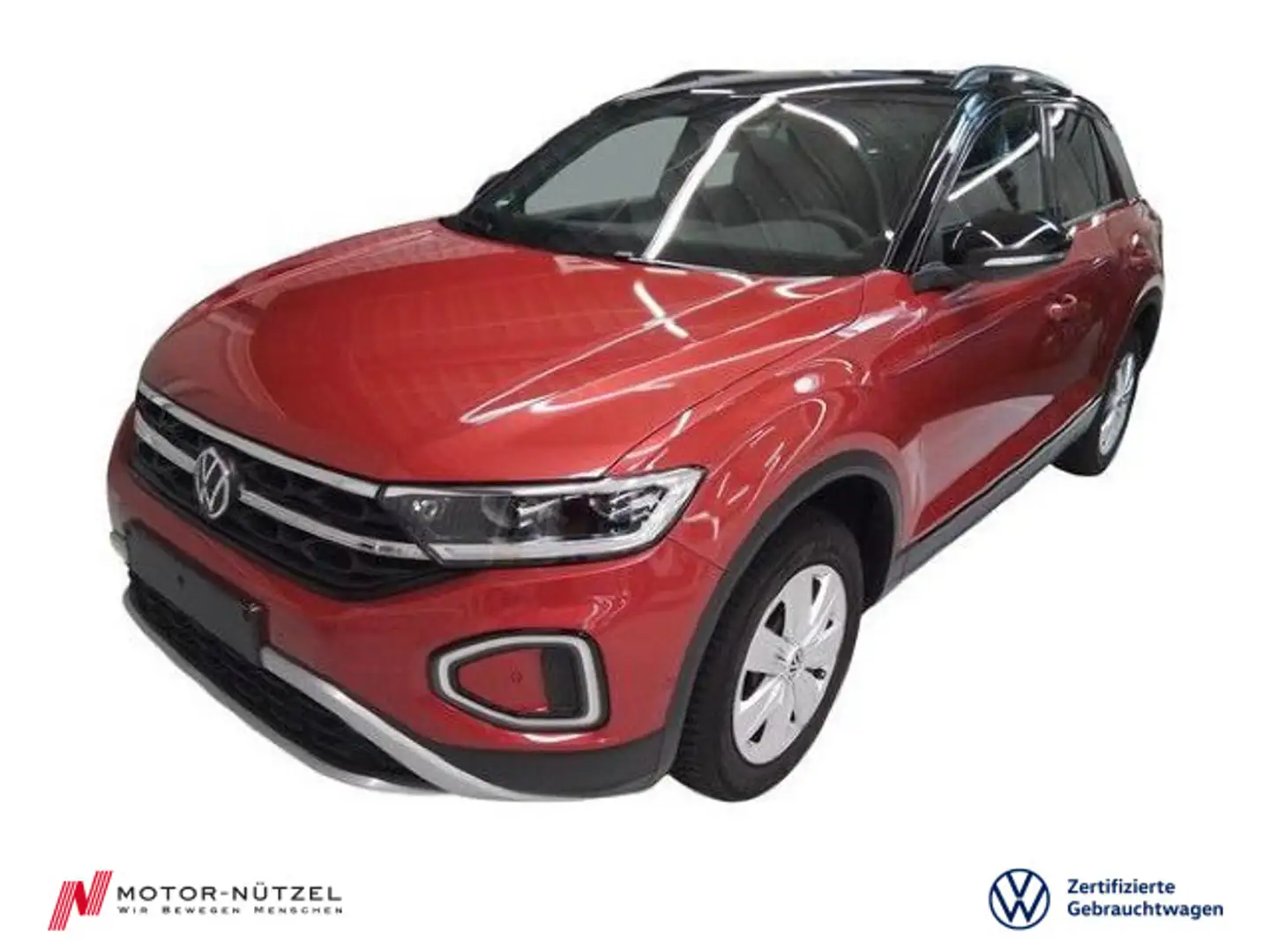Volkswagen T-Roc 2.0 TDI BLACK STYLE 5JG+LEDplus+NAV+AHK+18 Rot - 1