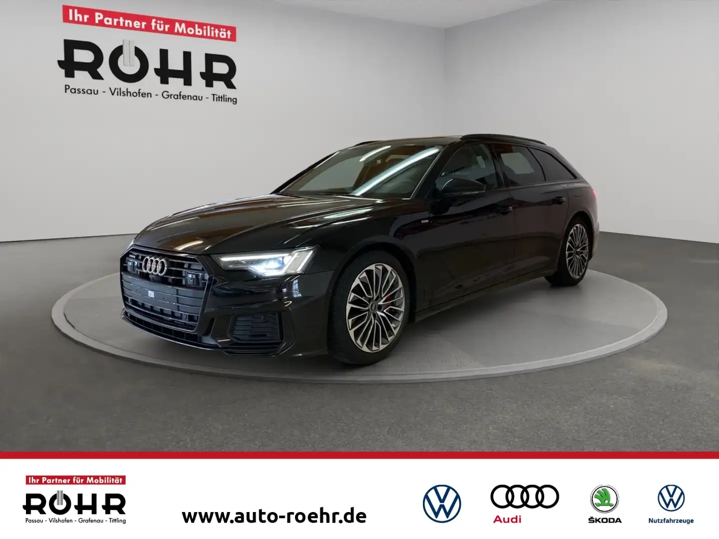 Audi A6 Avant Sport S line 55 TFSIe quattro S tronic (SHZ. Noir - 1