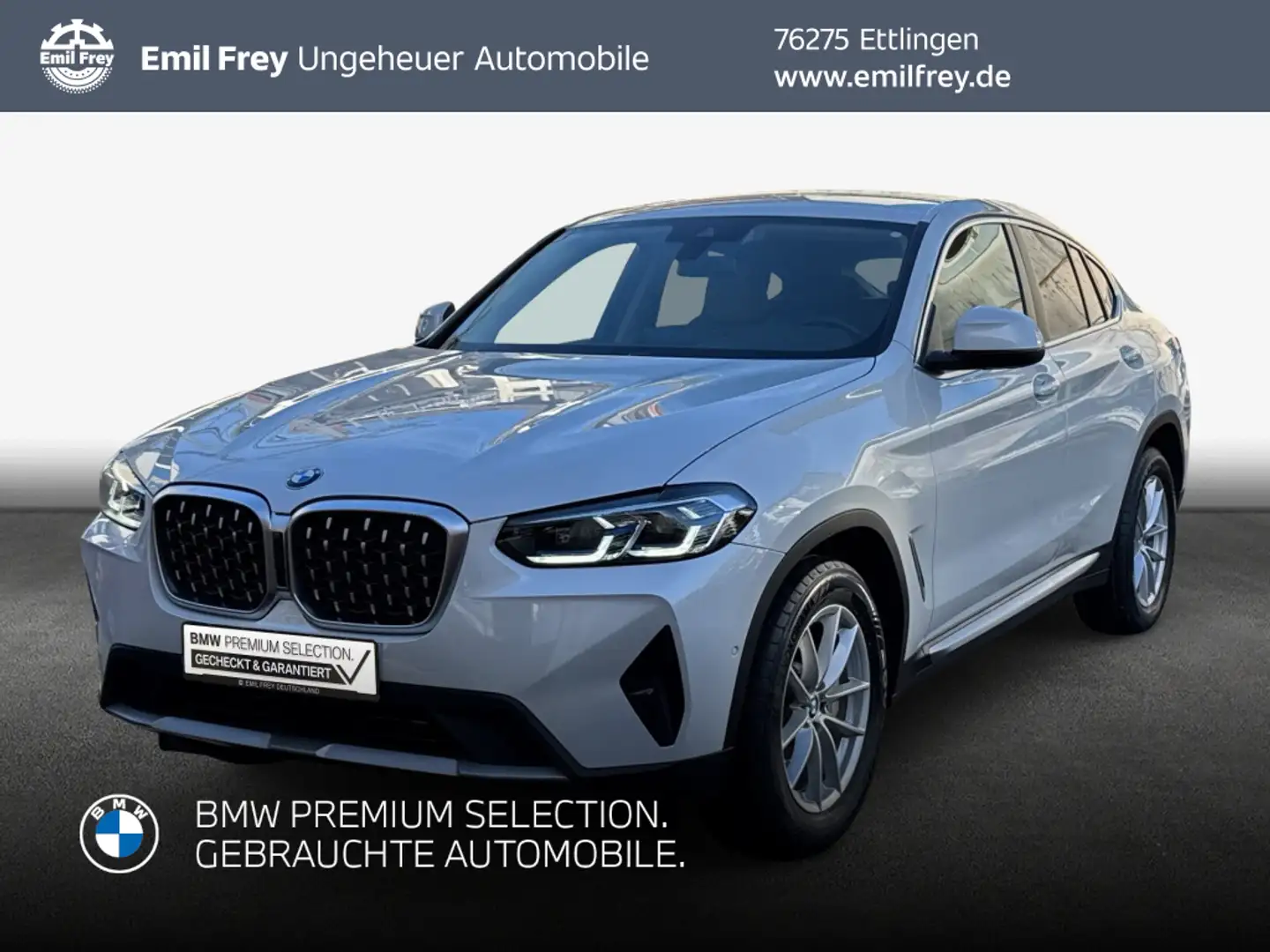 BMW X4 xDrive30i Aut., AHK, SHZ, Laserlicht Weiß - 1