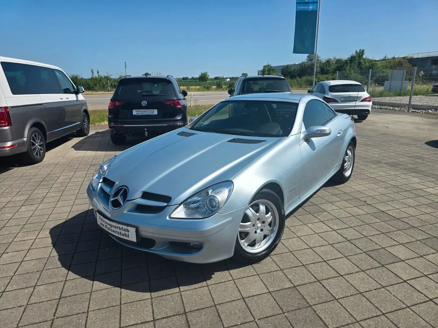 Mercedes-Benz SLK 200 SLK Roadster SLK 200 Kompressor LEDER Silber - 1