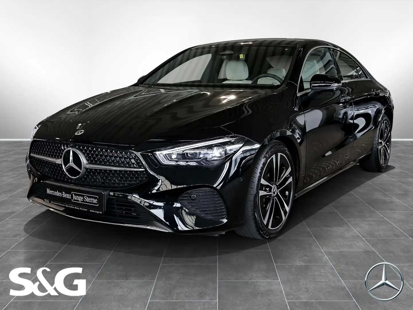 Mercedes-Benz CLA 180 Coupé DISTRO+KEYLESS+LEDER BEIGE+LED+18" Negro - 1