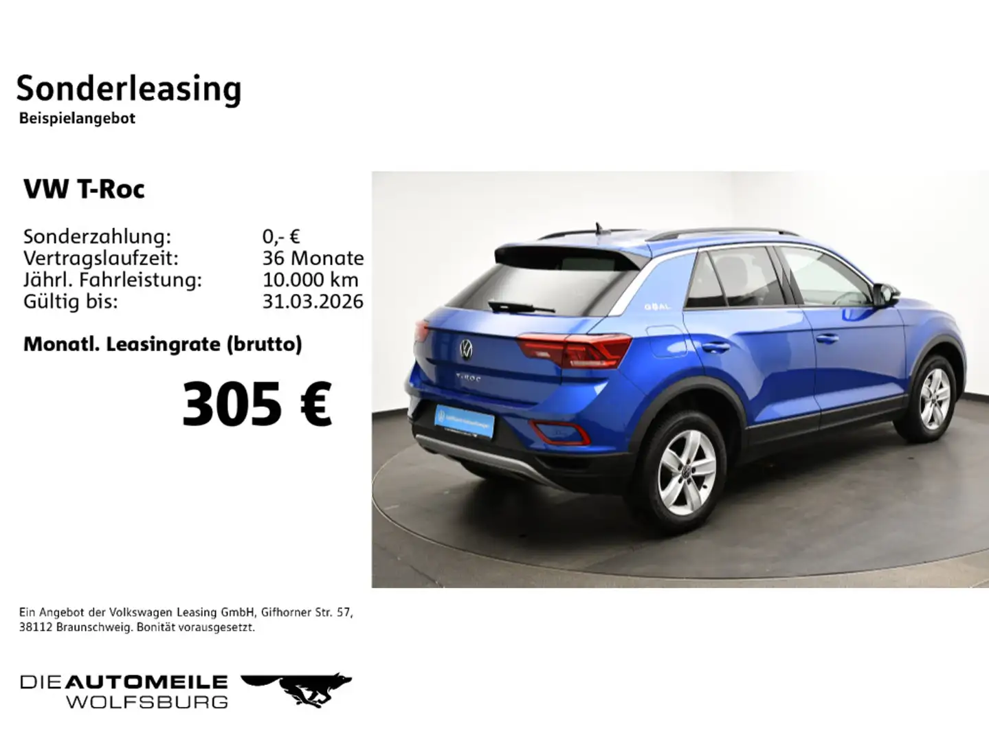 Volkswagen T-Roc 2.0 TDI Goal LED/ACC Blau - 2