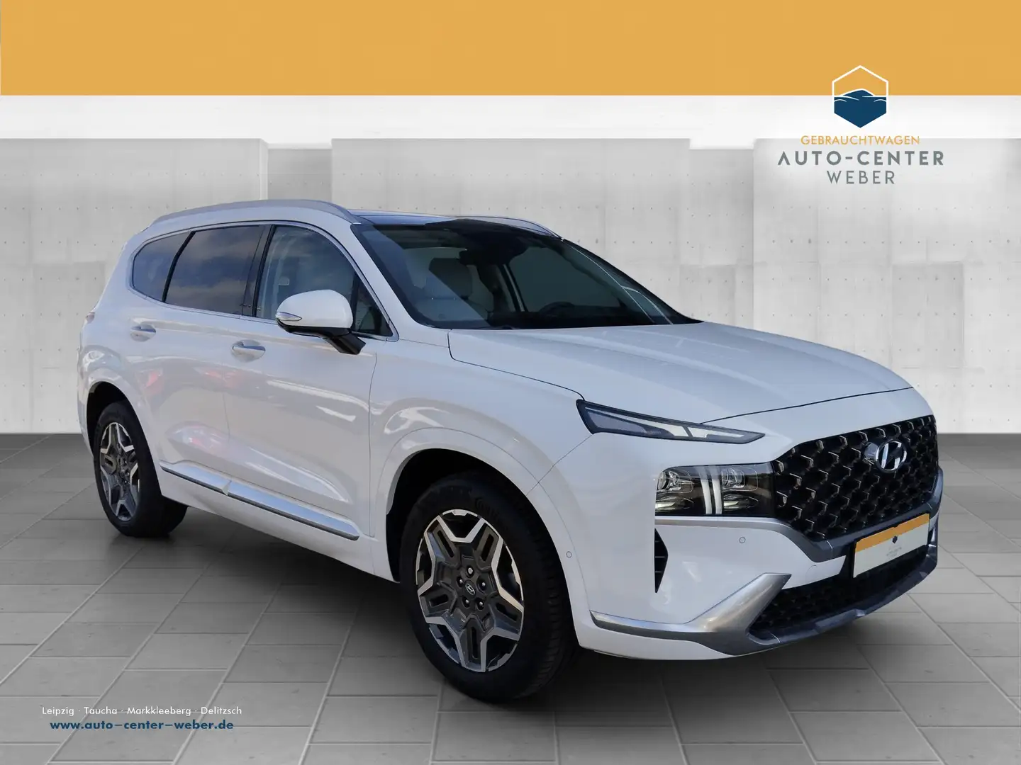 Hyundai SANTA FE FL 1.6 T-GDi Hybrid Signature AT 4WD incl Servicep Weiß - 1