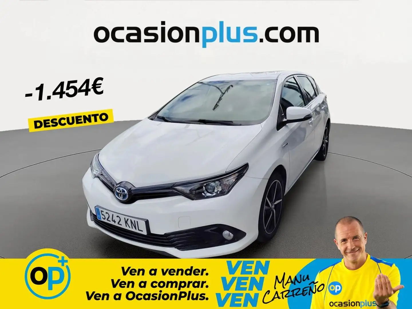 Toyota Auris hybrid 140H Feel! Blanco - 1
