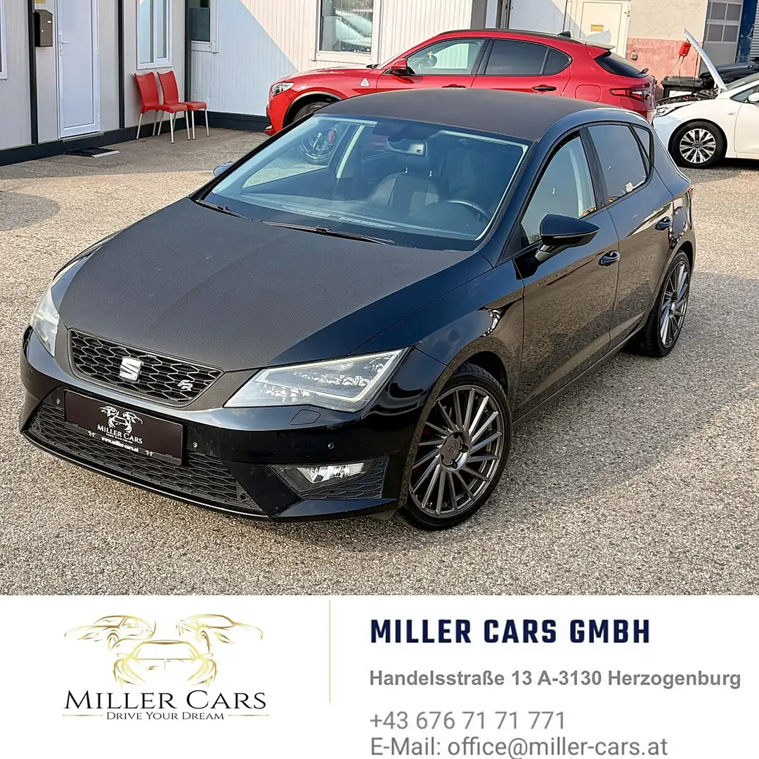 SEAT Leon FR 1,4 TSI ACT Start-Stopp*Servicegepflegt* Schwarz - 2