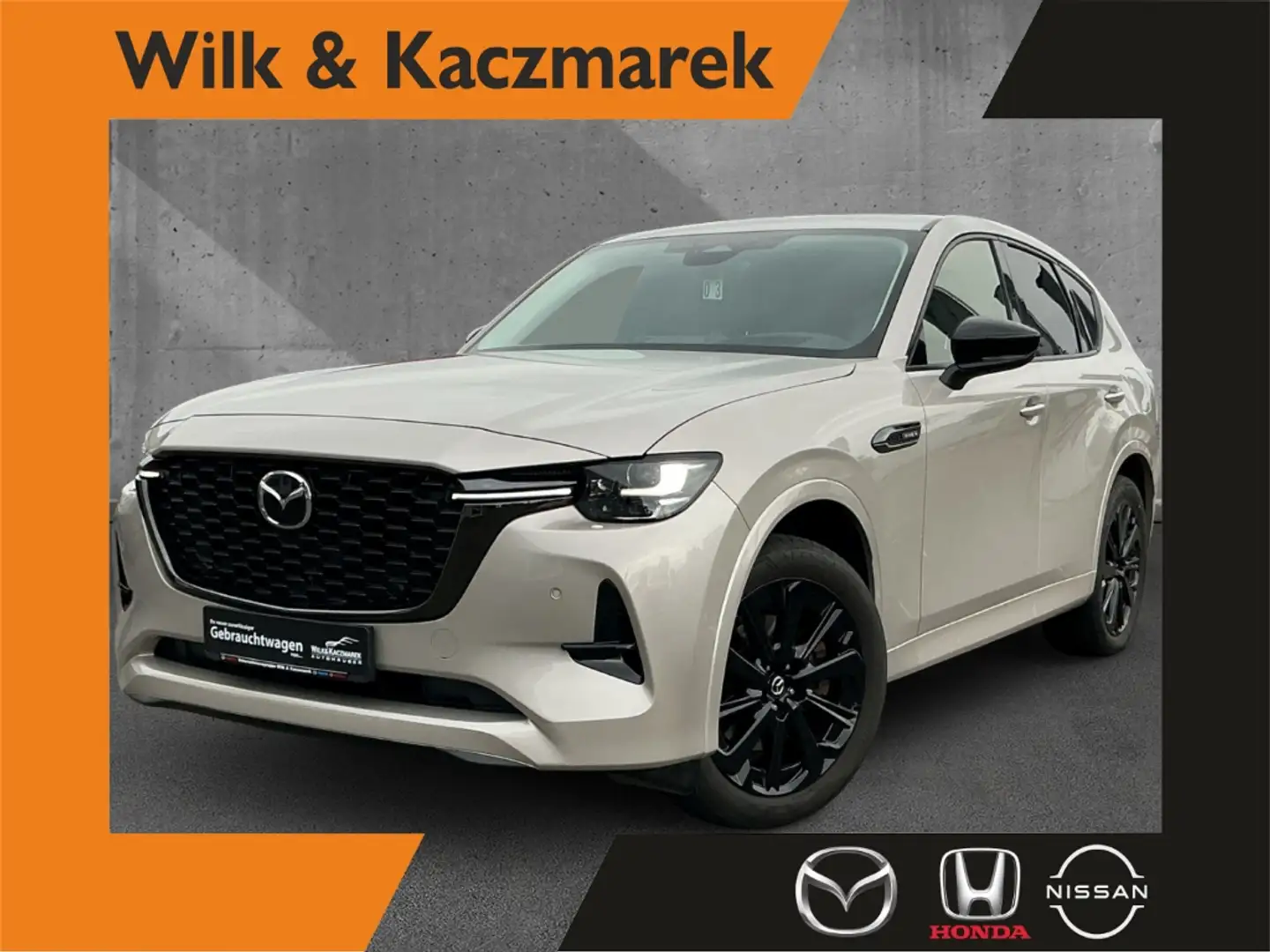 Mazda CX-60 2.5 PHEV Homura Driver AHK MATRIX HUD ACAA Navi Beige - 1