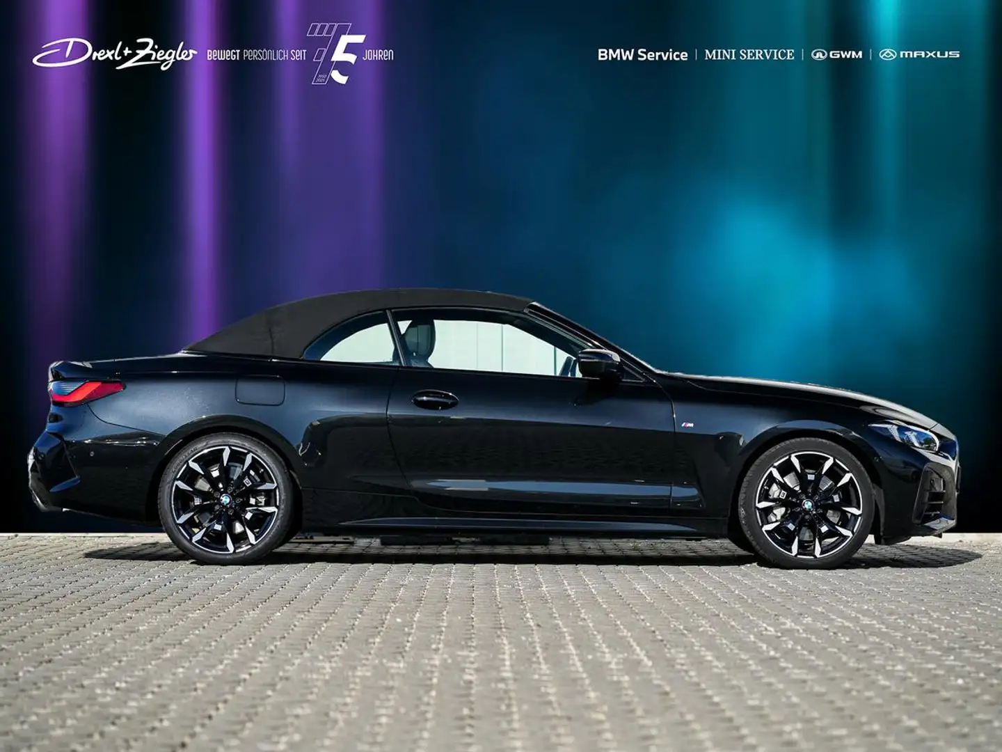 BMW 430 d Cabrio M Sport 19" ACC AHK KoZg Nackenwärm Zwart - 2