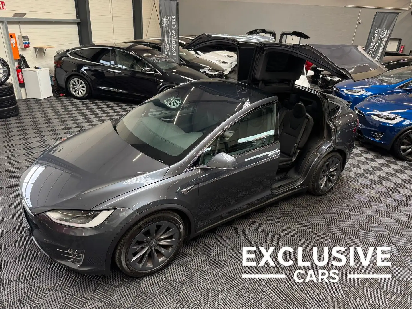 Tesla Model X MODEL X 100D DUAL MOTOR | MCU2 | 7 SEAT | Grau - 1