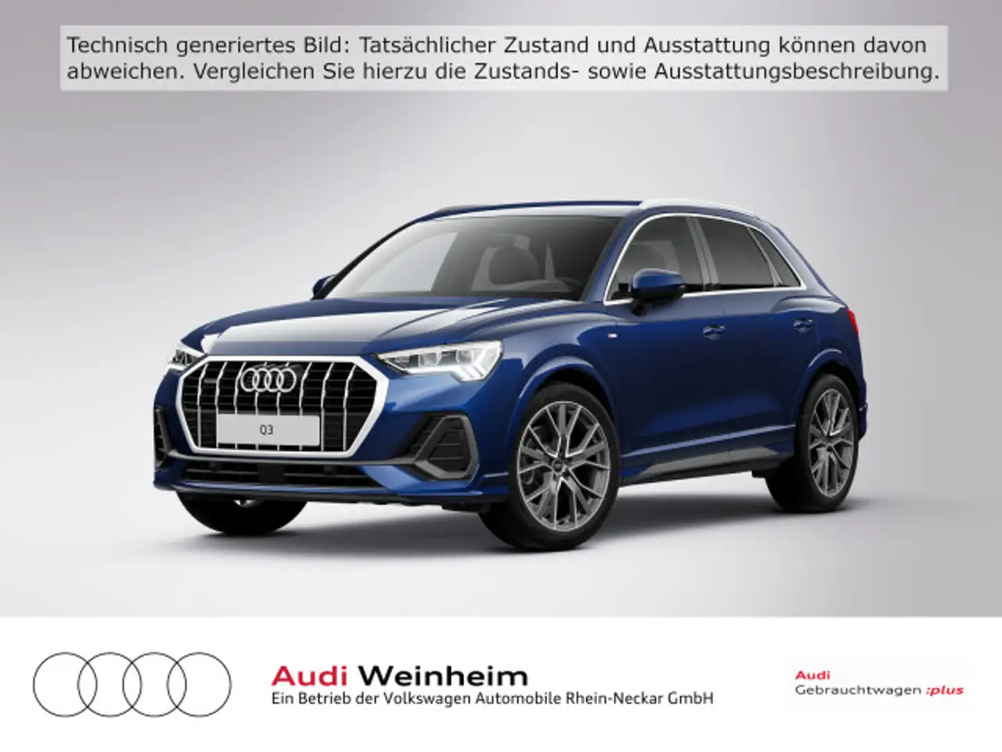 Audi Q3 40 TDI 2x S-Line quattro LED Navi S-tronic uv Blau - 2
