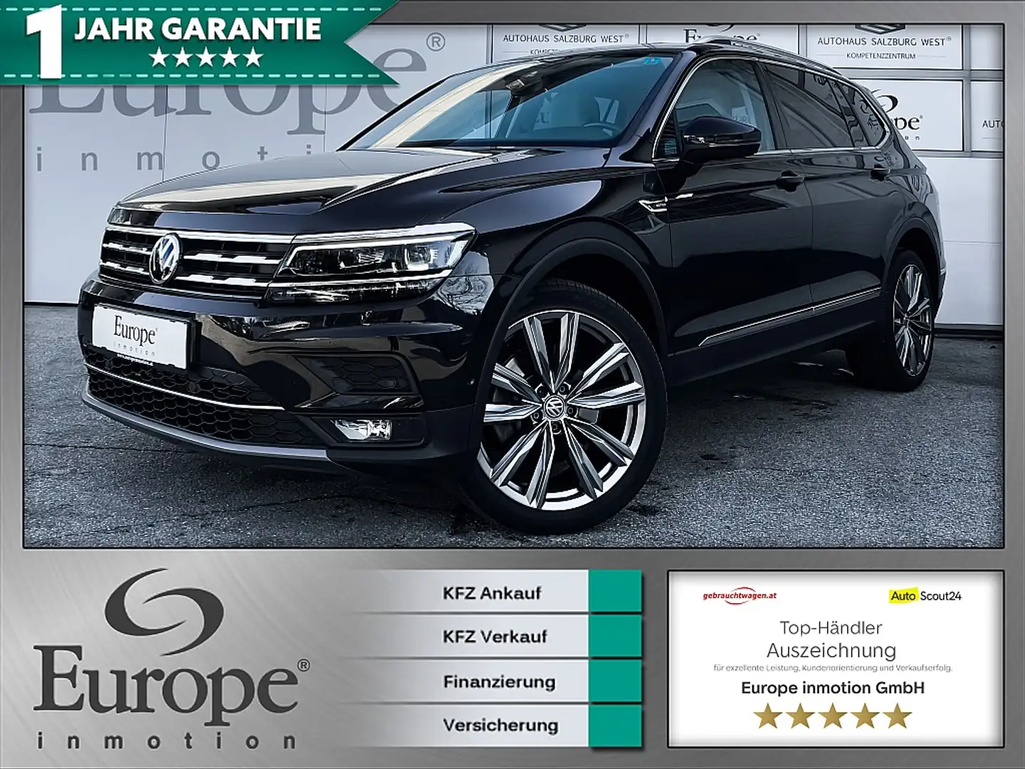Volkswagen Tiguan Allspace Tiguan 2,0 TDI 4-Motion Allspace Highline/LED/P... Schwarz - 1