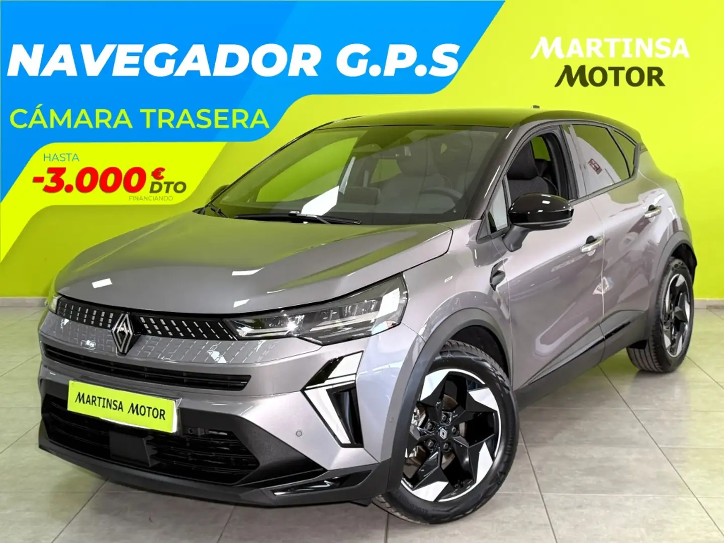 Renault Captur TCe Techno 85kW Gris - 1