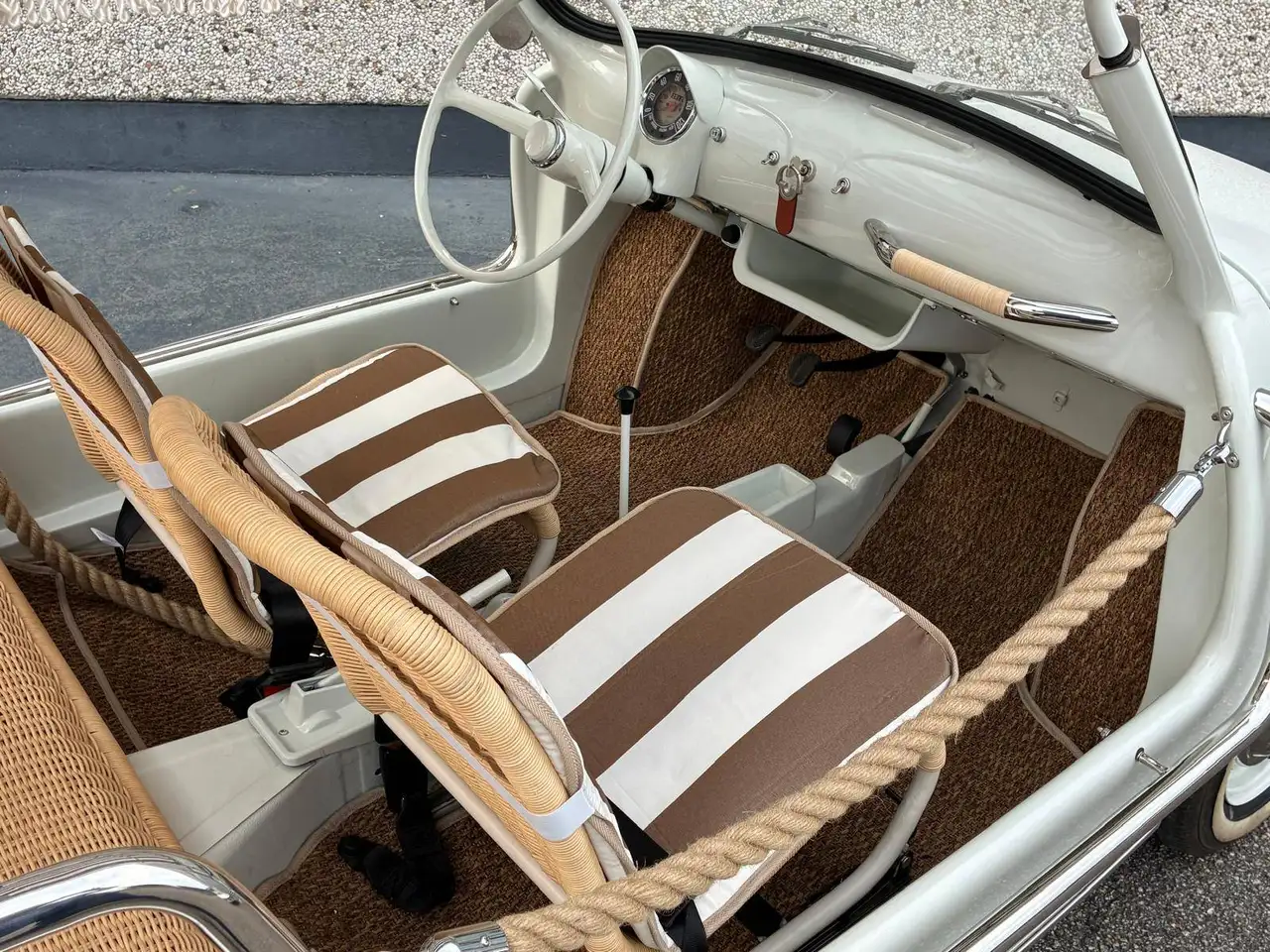 Fiat 500 spiaggina jolly ghia replica, foto 9
