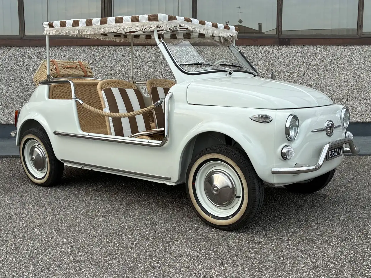 Fiat 500 spiaggina jolly ghia replica, foto 5