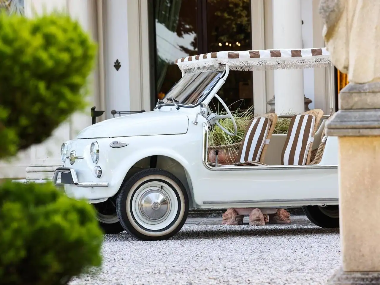 Fiat 500 spiaggina jolly ghia replica, foto 3