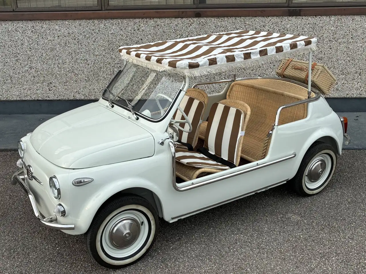 Fiat 500 spiaggina jolly ghia replica, foto 6