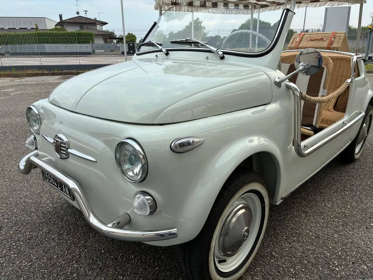 Fiat 500 spiaggina jolly ghia replica, foto 7