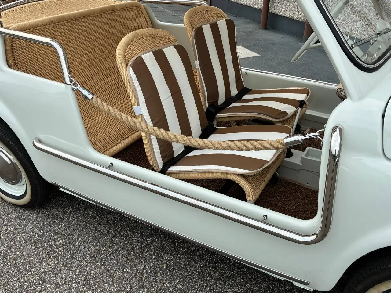 Fiat 500 spiaggina jolly ghia replica, foto 12