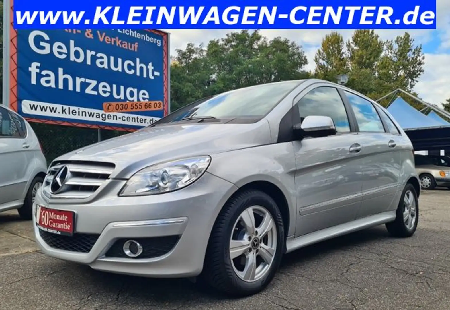 Mercedes-Benz B 170 Automatik/Klima/Tempomat/Sitzheiz/PDC/Allw Silber - 1