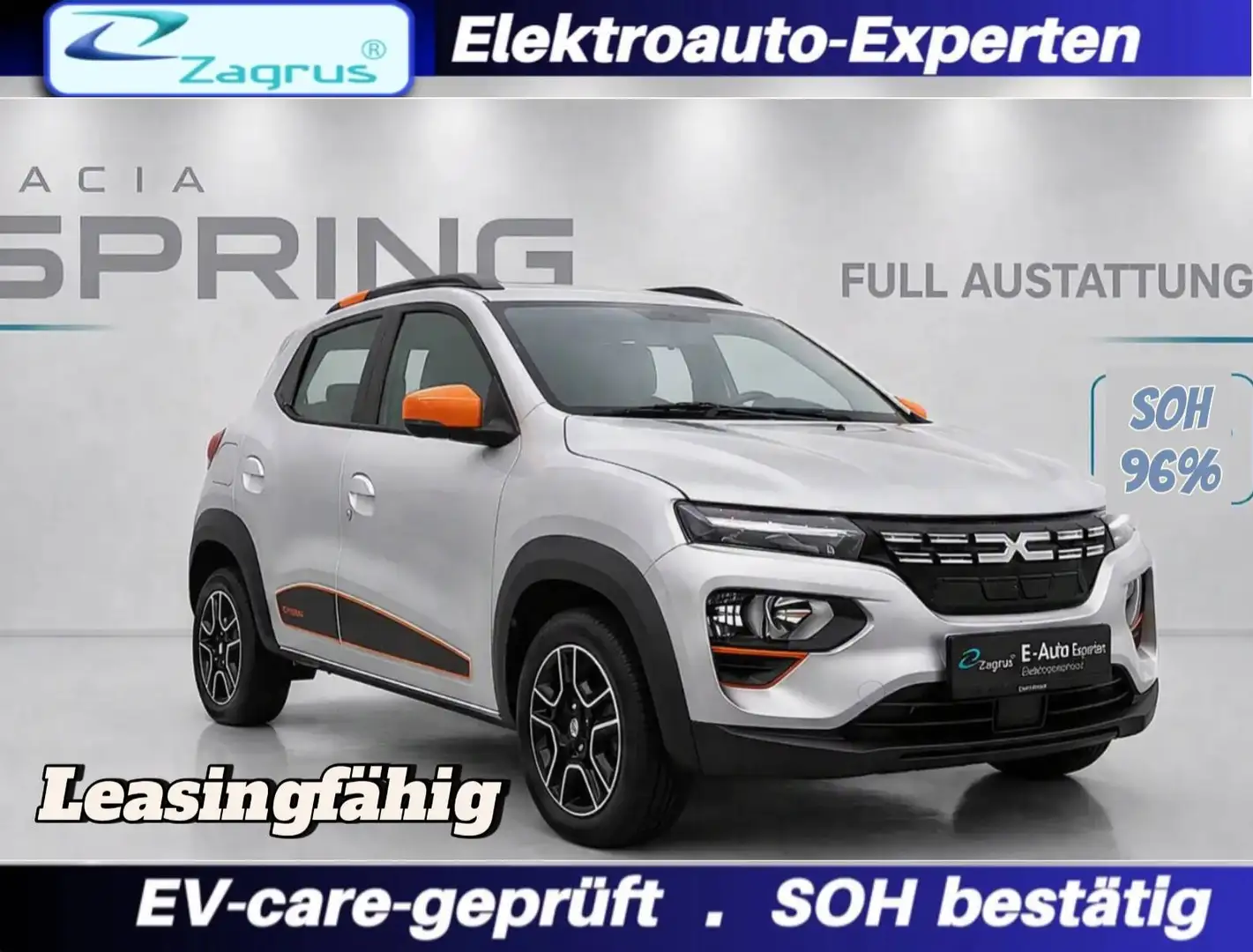 Dacia Spring Essentiel /CCS / SOH 96% Silber - 1