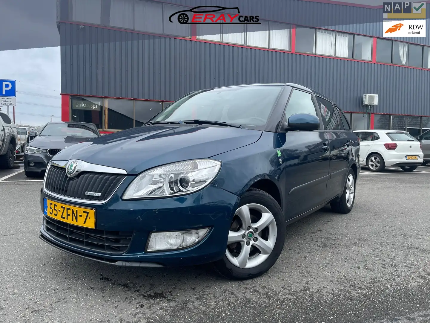 Skoda Fabia Combi 1.2 TDI Greenline/ NAP / NAVI / CRUISE Bleu - 1