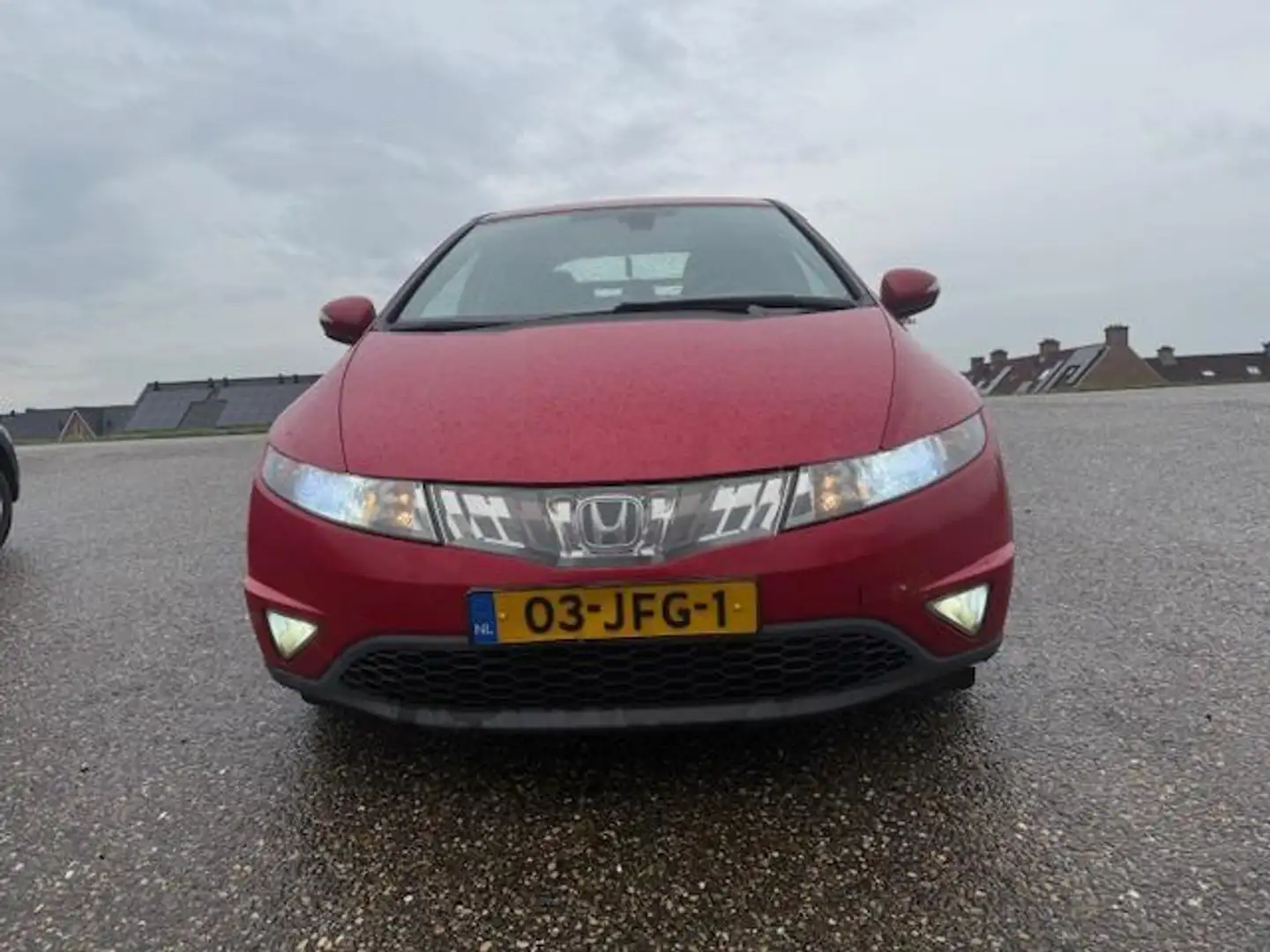 Honda Civic 1.4 Comfort Airco Xenon Navigatie Parkeersensor AP Rood - 2