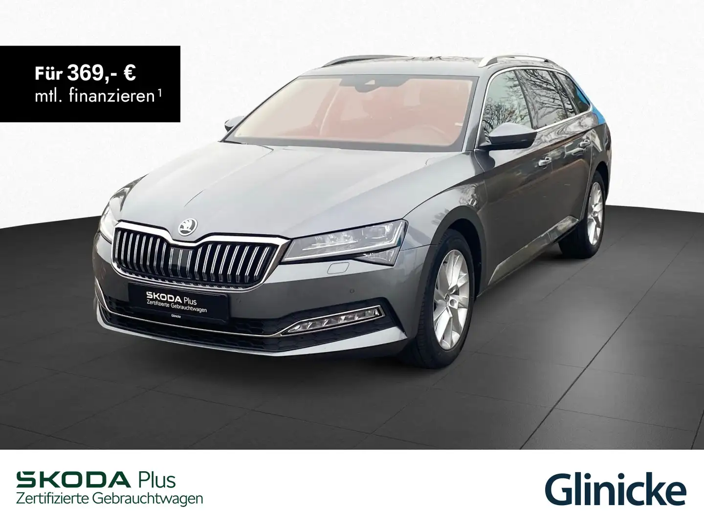 Skoda Superb Combi 2.0 TDI DSG Style Navi AHK LED RFK Grau - 1